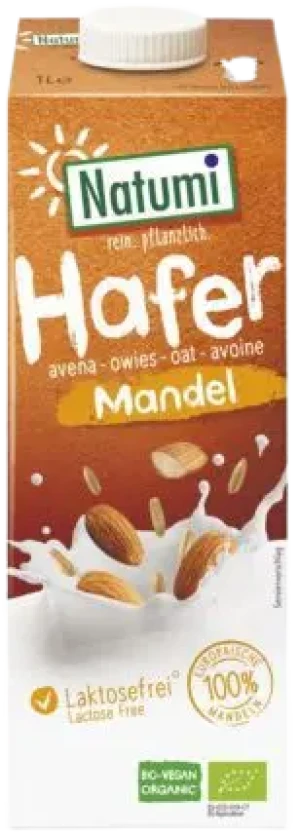 NAPÓJ OWSIANO - MIGDAŁOWY BEZ CUKRU BIO 1 L