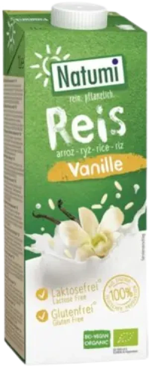 NAPÓJ RYŻOWO - WANILIOWY BEZ CUKRU BEZGLUTENOWY BIO 1 L