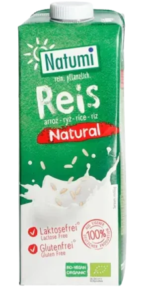 NAPÓJ RYŻOWY BEZ CUKRU BEZGLUTENOWY BIO 1 L