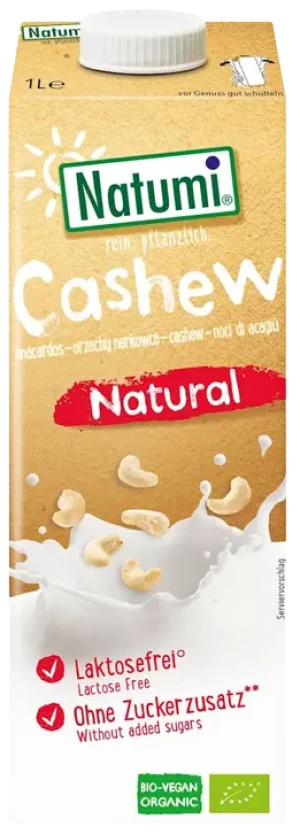 NAPÓJ Z ORZECHÓW NERKOWCA BEZ CUKRU BIO 1 L