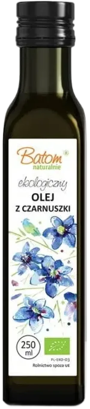 OLEJ Z CZARNUSZKI TŁOCZONY NA ZIMNO BIO 250 ml