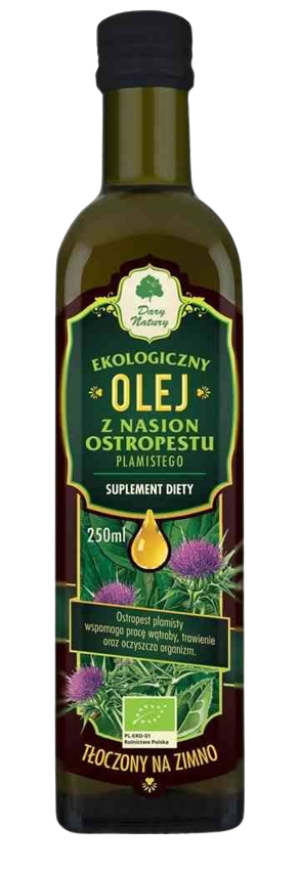 OLEJ Z NASION OSTROPESTU PLAMISTEGO BIO 250 ml