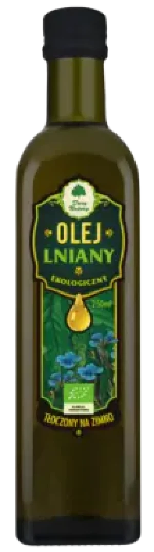 OLEJ LNIANY TŁOCZONY NA ZIMNO BIO 250 ml