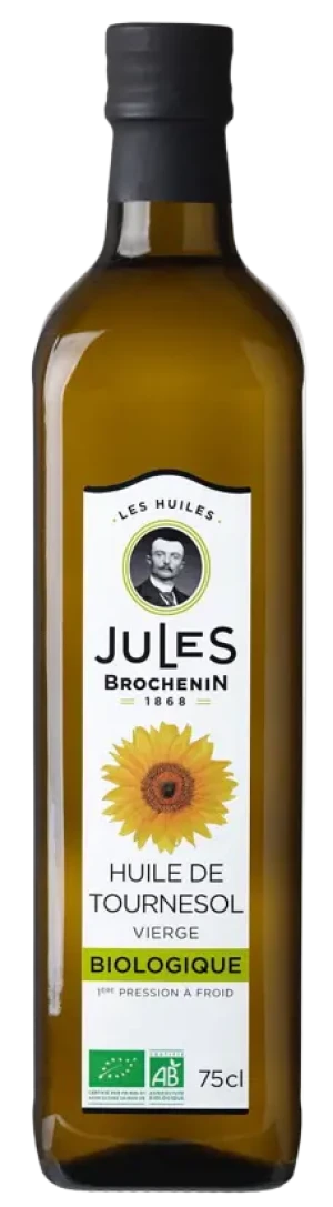 OLEJ SŁONECZNIKOWY TŁOCZONY NA ZIMNO BIO 750 ml