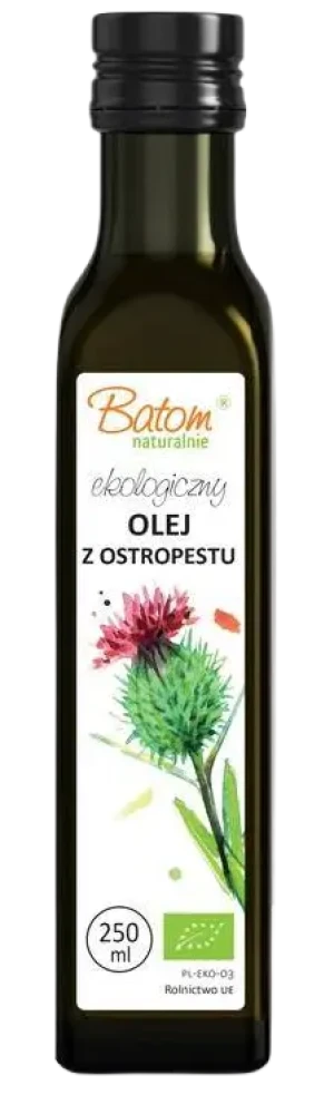 OLEJ Z OSTROPESTU PLAMISTEGO VIRGIN BIO 250 ml