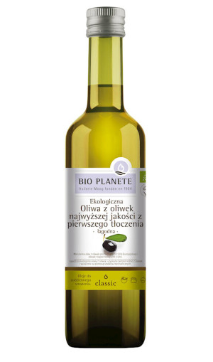 OLIWA Z OLIWEK EXTRA VIRGIN ŁAGODNA BIO 500 ml