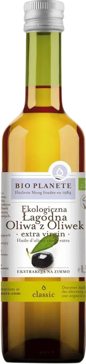 OLIWA Z OLIWEK EXTRA VIRGIN ŁAGODNA BIO 500 ml