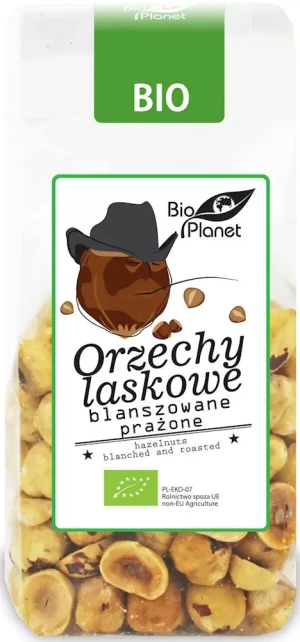 ORZECHY LASKOWE PRAŻONE BLANSZOWANE BIO 100 g