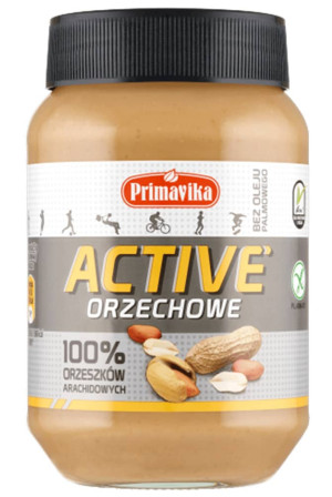 PASTA Z ORZESZKÓW ZIEMNYCH ACTIVE BEZGLUTENOWA 470 g