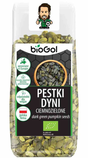 PESTKI DYNI CIEMNOZIELONE (UPRAWIANE W EUROPIE) BIO 150 g
