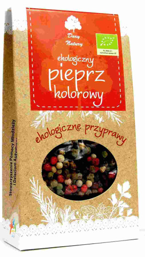 PIEPRZ KOLOROWY ZIARNO BIO 30 g