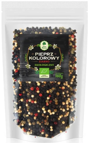 PIEPRZ KOLOROWY ZIARNO (UZUPEŁNIENIE) BIO 160 g