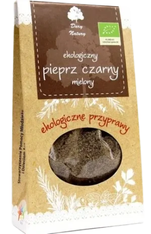 PIEPRZ CZARNY MIELONY BIO 50 g