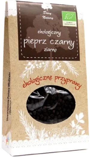 PIEPRZ CZARNY ZIARNO BIO 50 g