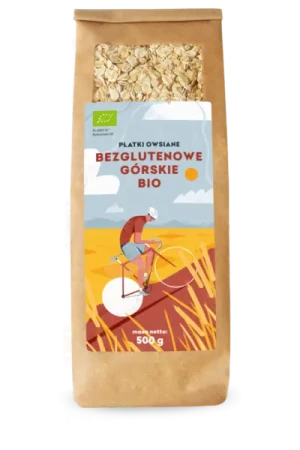 PŁATKI OWSIANE GÓRSKIE BEZGLUTENOWE BIO 500 g