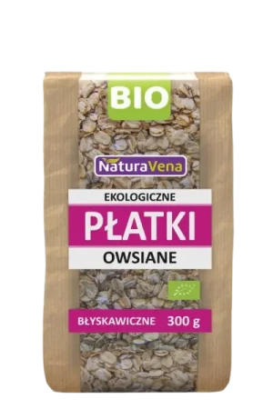 PŁATKI OWSIANE BŁYSKAWICZNE BIO 300 g