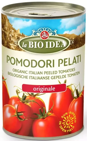 POMIDORY PELATI BEZ SKÓRY BIO 400 g