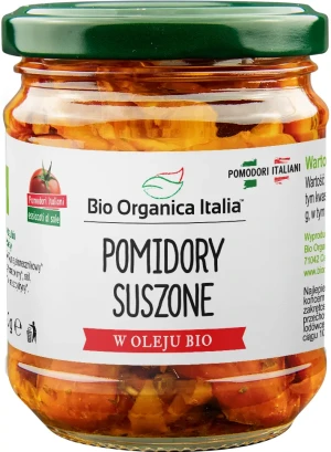 POMIDORY SUSZONE W OLEJU BIO 190 g