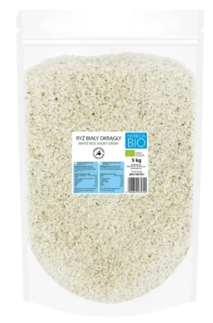RYŻ BIAŁY OKRĄGŁY BIO 5 kg