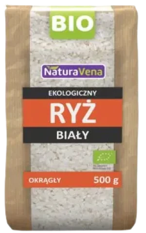 RYŻ BIAŁY OKRĄGŁY BIO 500 g