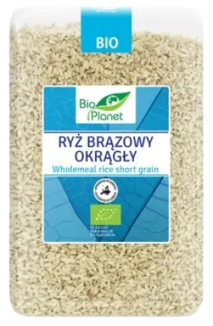 RYŻ BRĄZOWY OKRĄGŁY BIO 2 kg