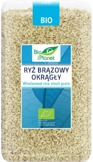 RYŻ BRĄZOWY OKRĄGŁY BIO 1 kg