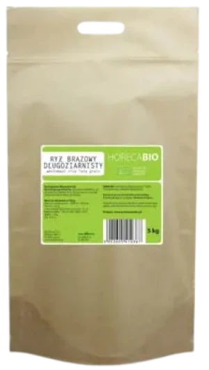 RYŻ BRĄZOWY DŁUGOZIARNISTY BIO 5 kg