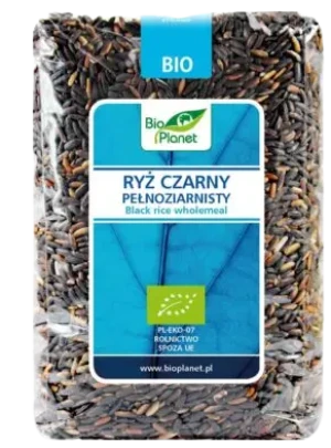 RYŻ CZARNY PEŁNOZIARNISTY BIO 1 kg