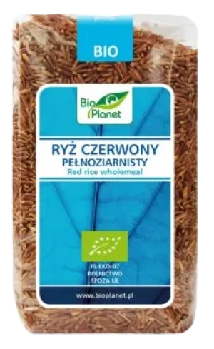 RYŻ CZERWONY PEŁNOZIARNISTY BIO 500 g