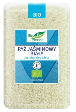 RYŻ JAŚMINOWY BIAŁY BEZGLUTENOWY BIO 2 kg