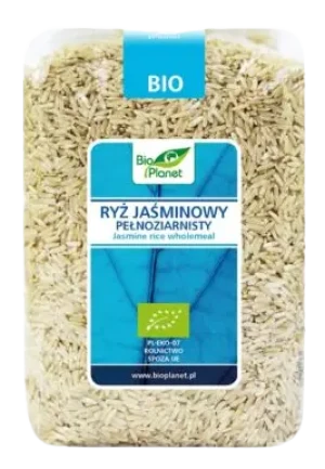 RYŻ JAŚMINOWY PEŁNOZIARNISTY BIO 1 kg