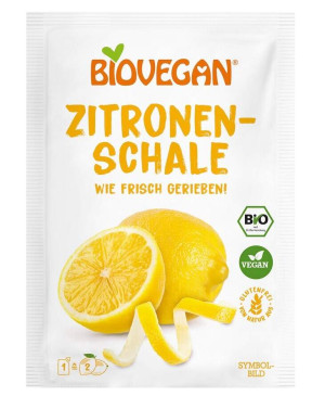 SKÓRKA Z CYTRYNY BIO SUSZONA BEZGLUTENOWA 9 g
