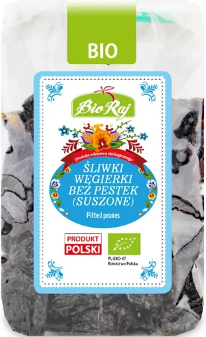 ŚLIWKI WĘGIERKI BEZ PESTEK SUSZONE BIO 200 g