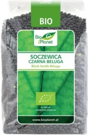 SOCZEWICA CZARNA BELUGA BIO 400 g