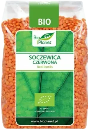 SOCZEWICA CZERWONA BIO 400 g