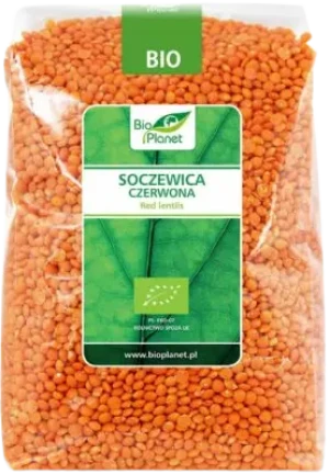 SOCZEWICA CZERWONA BIO 1 kg
