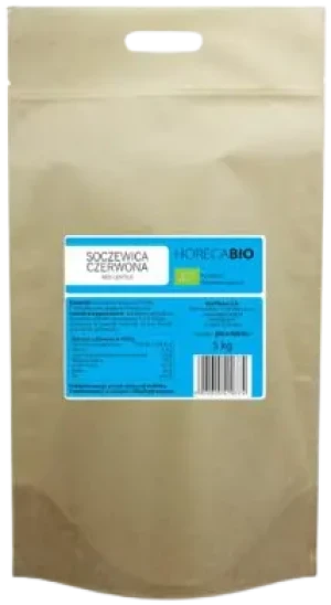 SOCZEWICA CZERWONA BIO 5 kg