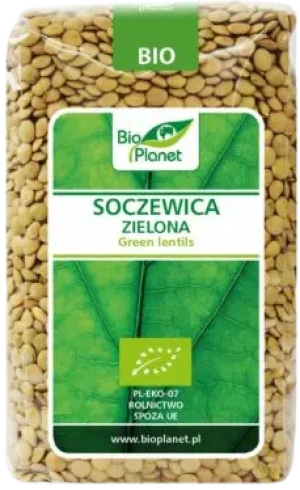 SOCZEWICA ZIELONA BIO 500 g