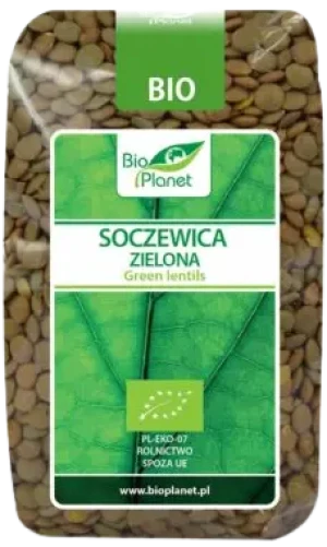 SOCZEWICA ZIELONA BIO 400 g
