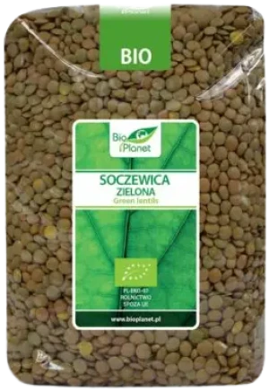 SOCZEWICA ZIELONA BIO 1 kg