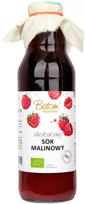 SOK MALINOWY NFC BIO 750 ml