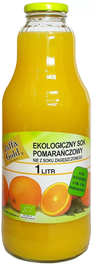 SOK POMARAŃCZOWY BIO 1 L