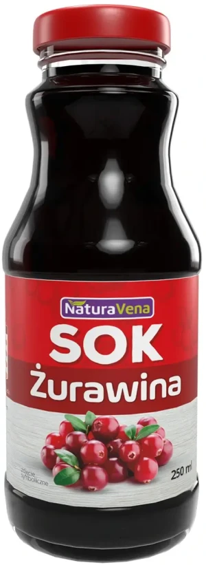 SOK Z ŻURAWINY 100 % 250 ml