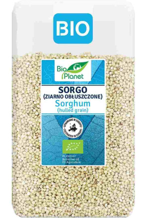 SORGO ZIARNA OBŁUSZCZONE BIO 1 kg