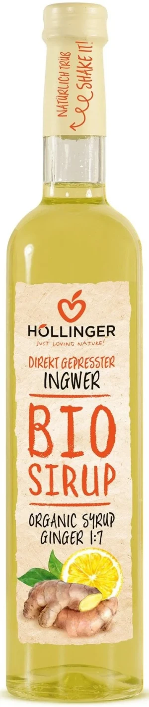 SYROP IMBIROWO - CYTRYNOWY BIO 500 ml