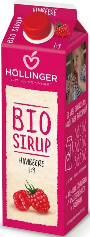 SYROP MALINOWY BIO 1 L