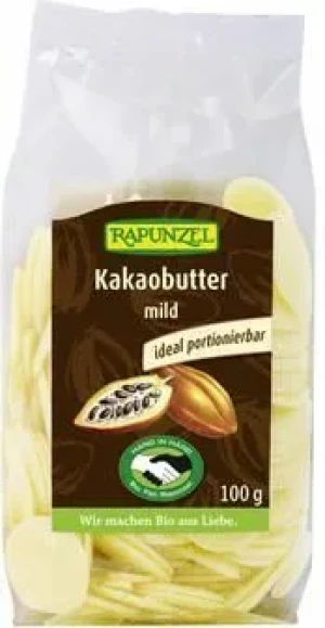 TŁUSZCZ KAKAOWY W KRĄŻKACH BIO 100 g