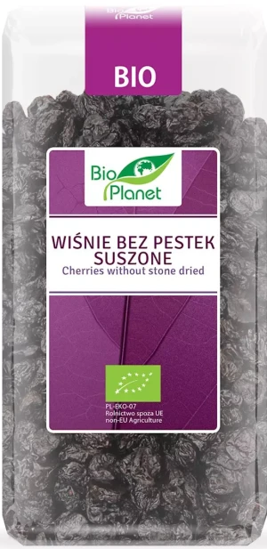 WIŚNIE BEZ PESTEK SUSZONE BIO 400 g
