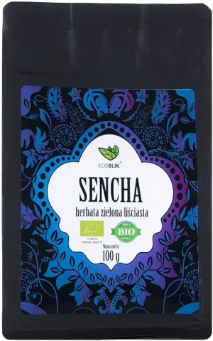 HERBATA ZIELONA LIŚCIASTA SENCHA BIO 100 g