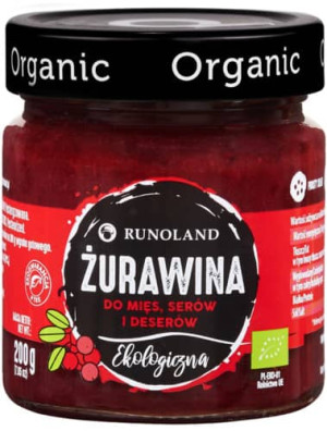 ŻURAWINA DO MIĘS, SERÓW I DESERÓW BIO 200 g